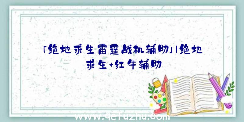 「绝地求生雷霆战机辅助」|绝地求生+红牛辅助